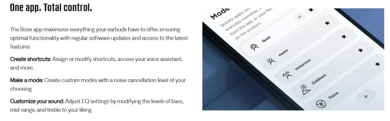 Bose QuietComfort Ultra Earbuds (White Smoke)