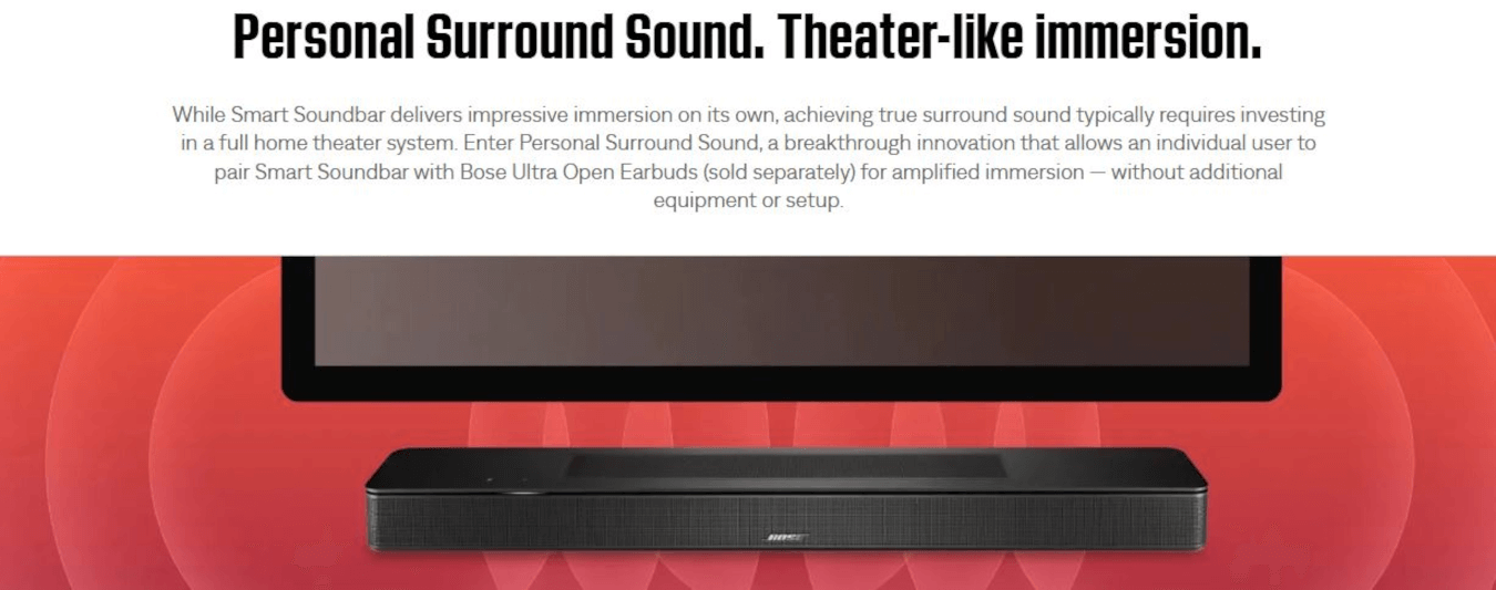 Bose Smart Soundbar (Black)