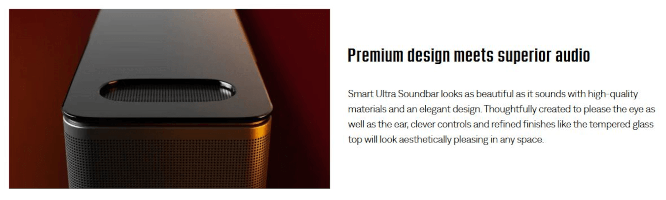 Bose Smart Ultra Soundbar (Black)