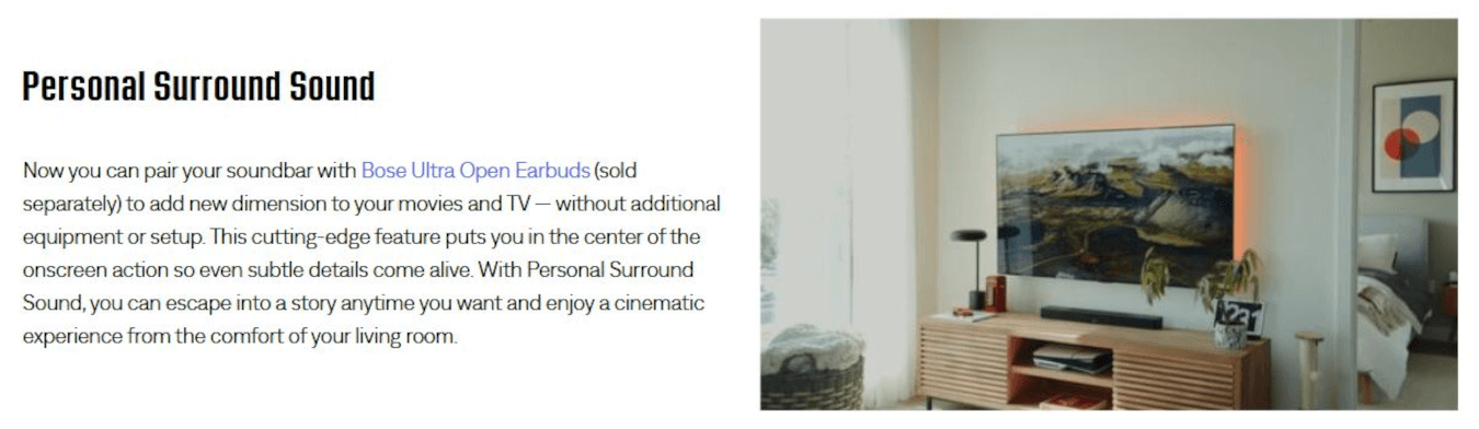 Bose Smart Ultra Soundbar (Black)