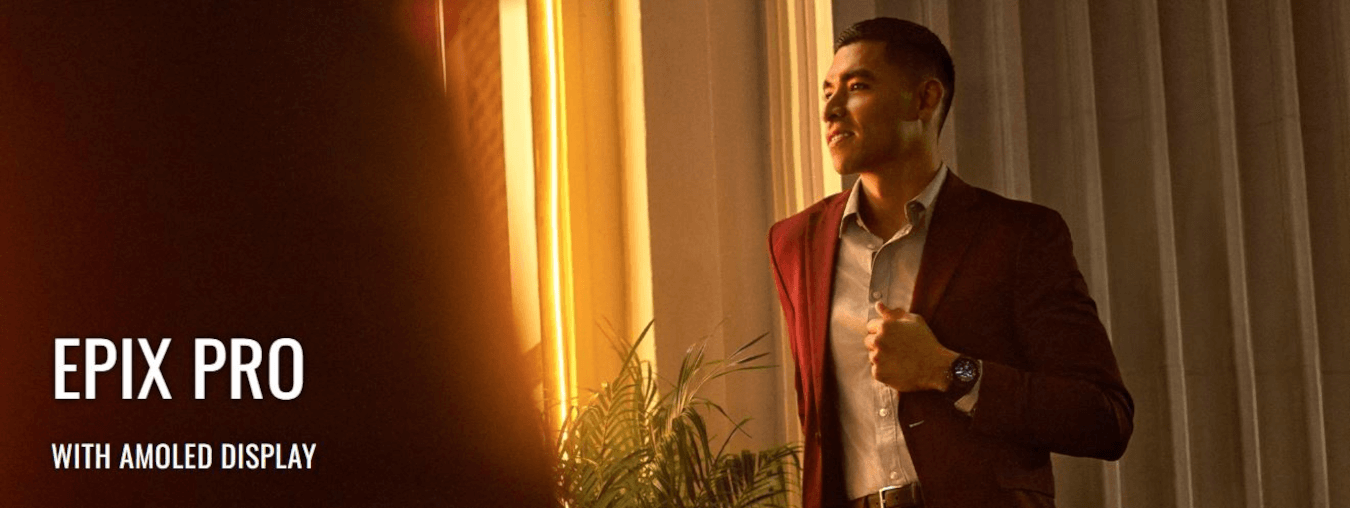 Epix Pro (Gen2) Sapphire Edition (42mm, Carbon Grey DLC, Black, Silicone Band)