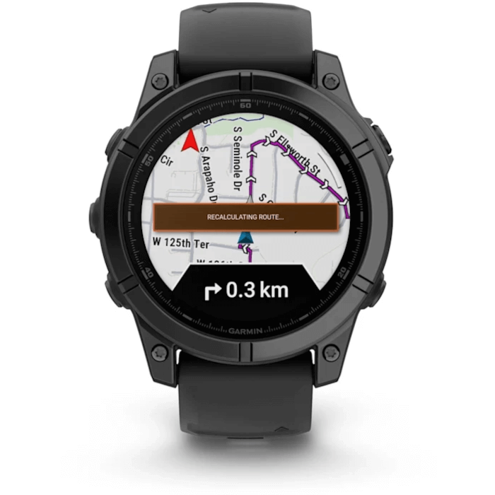 Fenix E (47mm, Black, Stainless Steel, Black, Silicone Band)