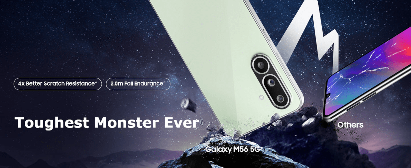 Galaxy M56 5G (Black, 8GB, 128GB)