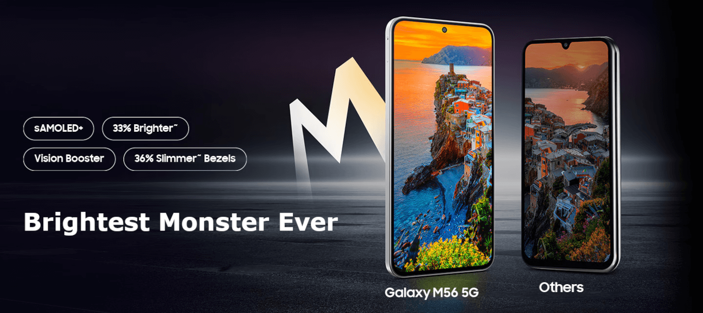 Galaxy M56 5G (Black, 8GB, 128GB)