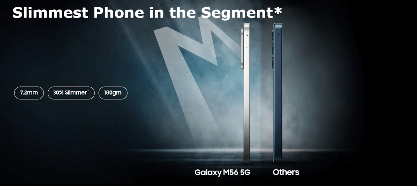 Galaxy M56 5G (Light Green, 8GB, 128GB)