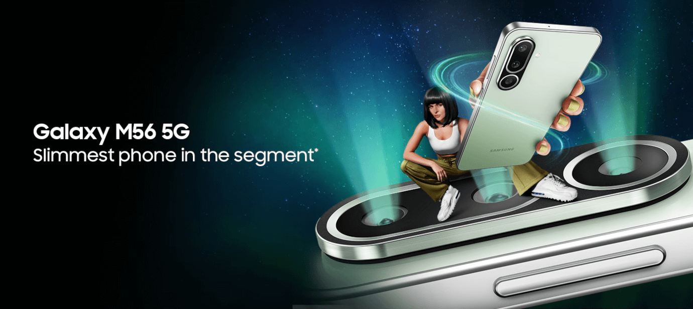 Galaxy M56 5G (Light Green, 8GB, 128GB)
