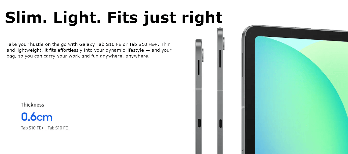 Galaxy Tab S10 FE (10.9 inches, Gray, 8GB, 128GB, 5G)