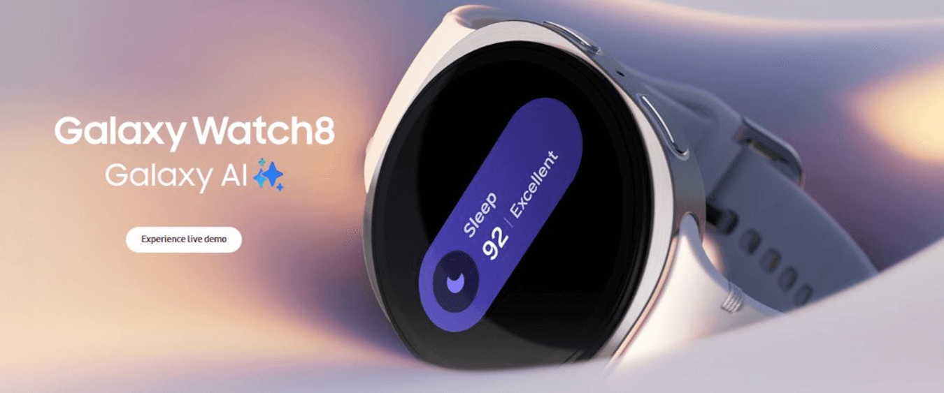 Galaxy Watch 8 (44mm, Silver, Bluetooth)