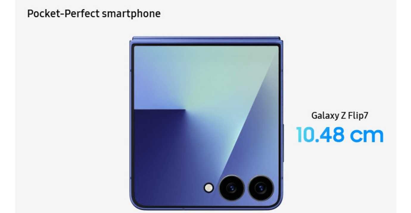 Galaxy Z Flip7 (Blue Shadow, 12GB, 512GB)