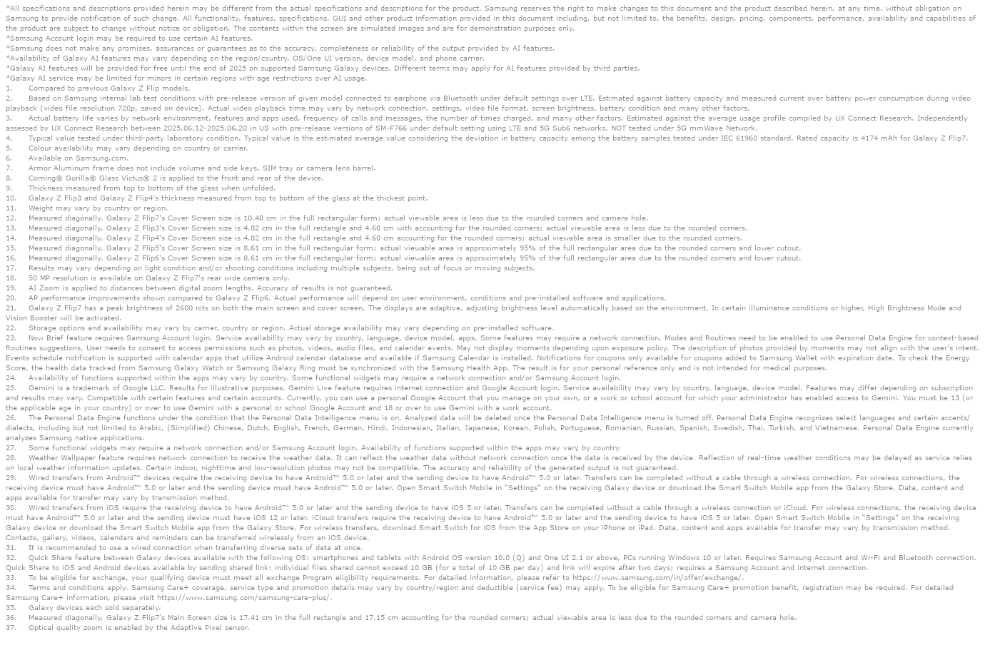 Galaxy Z Flip7 (Jet Black, 12GB, 256GB)