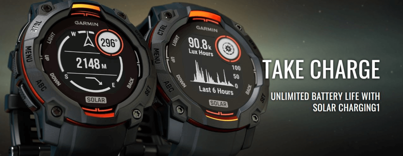 Instinct 3 (50mm, Twilight, Solar, Solstice, Band)