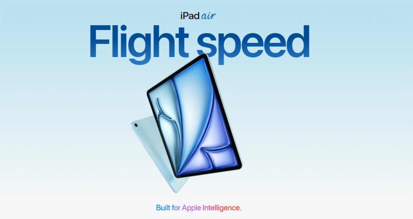 iPad Air (13 inches, Purple, 1TB, Wi-Fi)