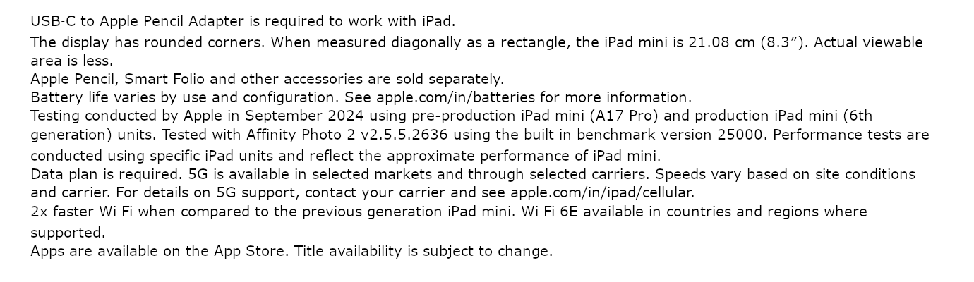 iPad mini (Starlight, 128GB, Wi-Fi + Cellular)