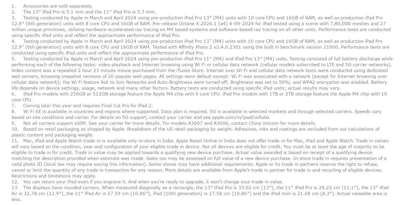 iPad Pro M4 (13 inches, Space Black, 1TB, Standard glass, Wi-Fi + Cellular)