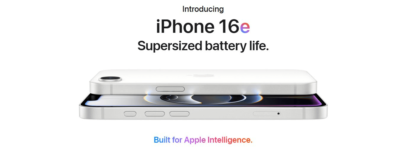 iPhone 16e (Black, 512GB)