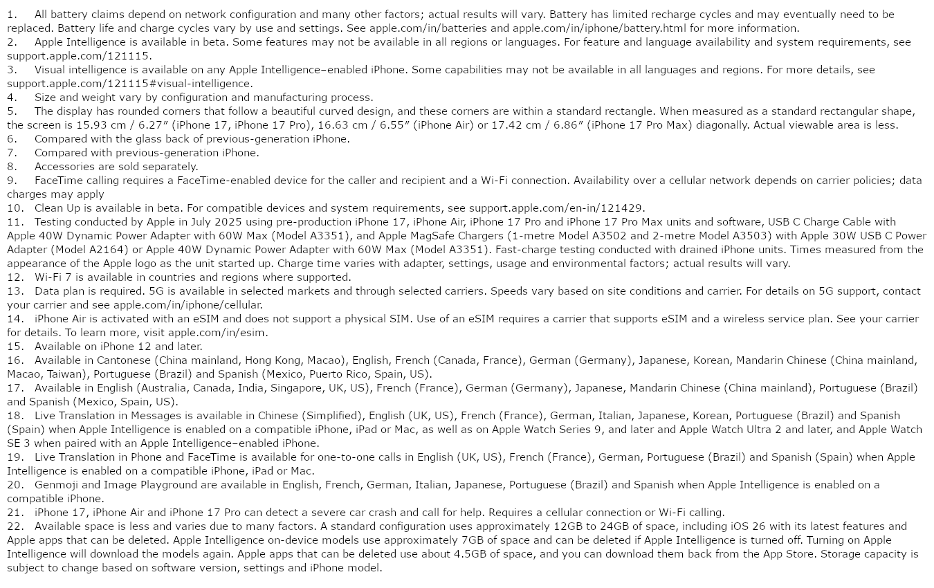 iPhone Air (Space Black, 512GB)